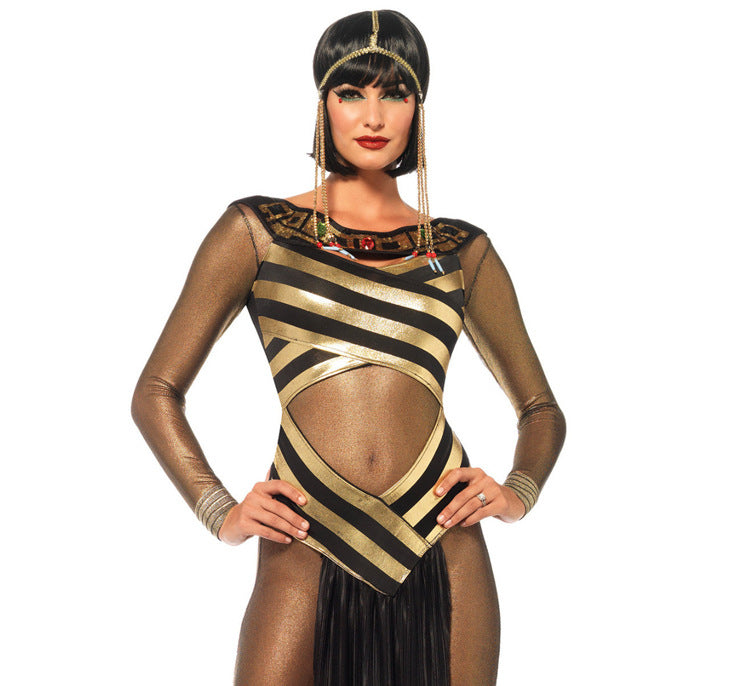 Halloween Greek Goddess Costume Ancient Cleopatra Uniform