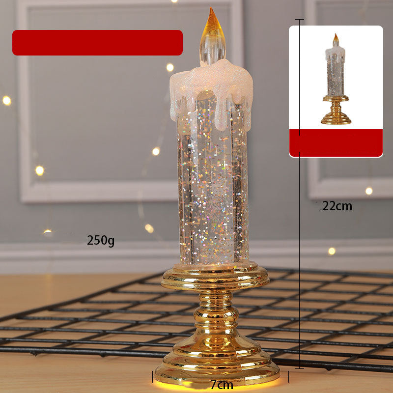 Creative New Year Christmas LED Electronic Sequin Candle Lights