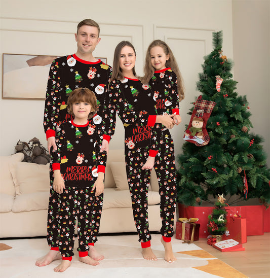 Familie Jul Matchende Pyjamas Sæt Jul Pyjamas Til Familie Jul PJS Xmas Nattøj