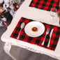 Christmas Placemat Family Table Atmosphere Decoration Supplies